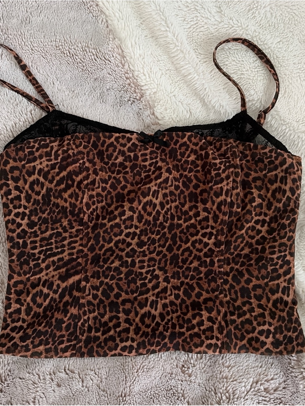 Edikted Leopard Print Top